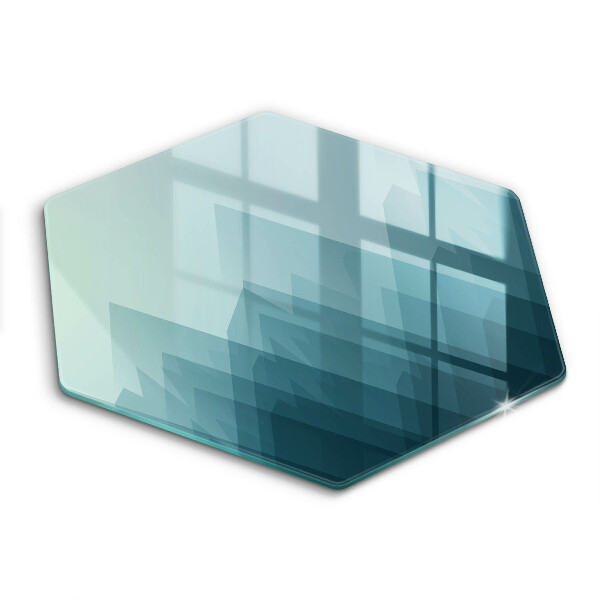 Üveg vágódeszka Absztrakt hegyek