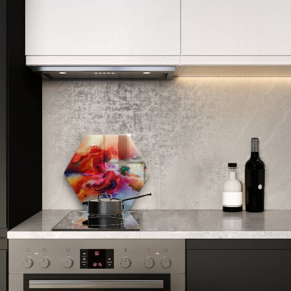 Üveg vágódeszka Füstös absztrakció