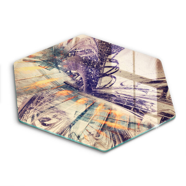 Üveg vágódeszka Modern kompozíció