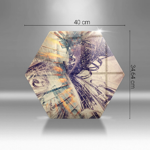 Üveg vágódeszka Modern kompozíció