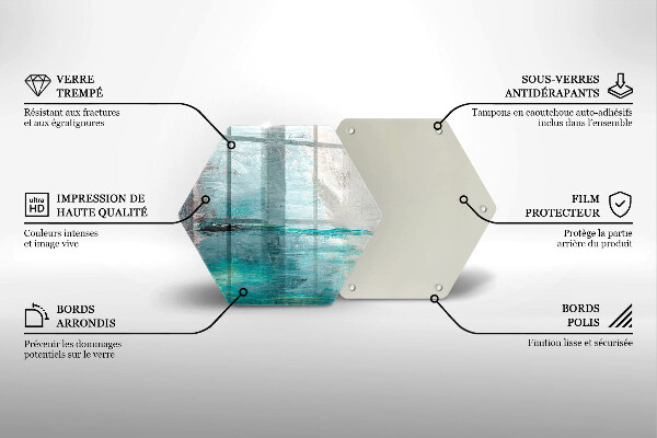 Üveg vágódeszka Festék absztrakciós háttér