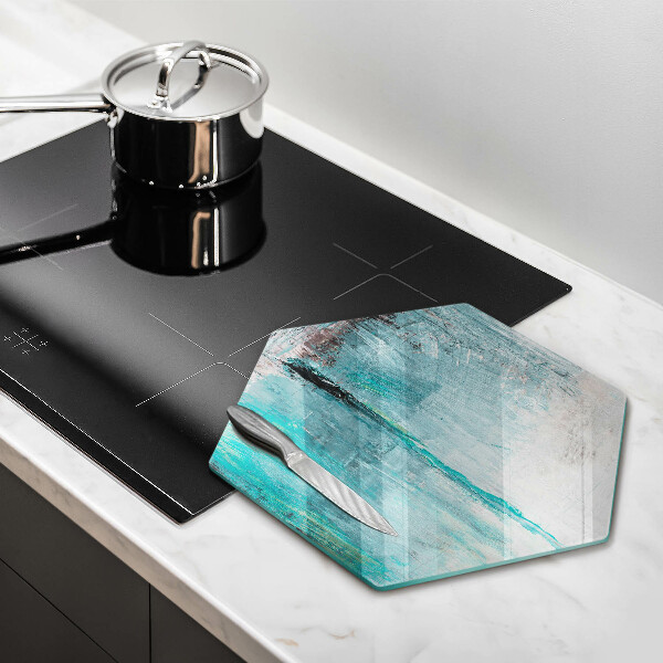 Üveg vágódeszka Festék absztrakciós háttér