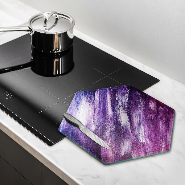 Üveg vágódeszka Festék absztrakció