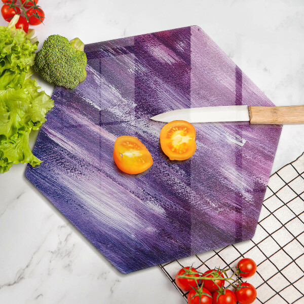 Üveg vágódeszka Festék absztrakció