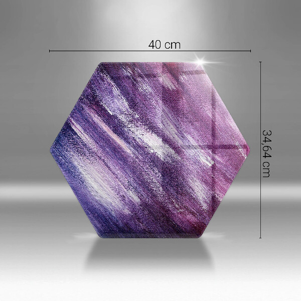 Üveg vágódeszka Festék absztrakció