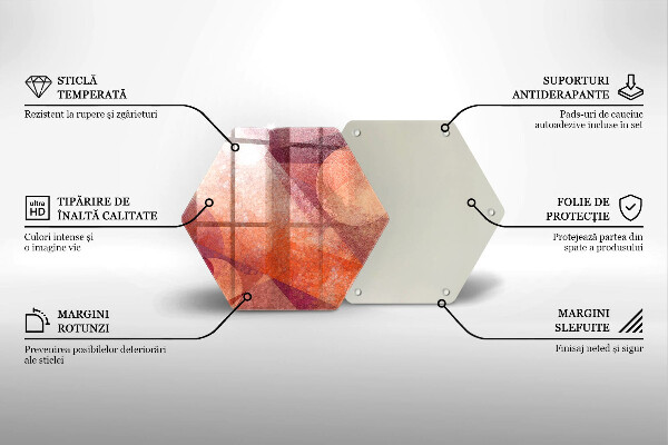 Üveg vágódeszka Absztrakt muveszet