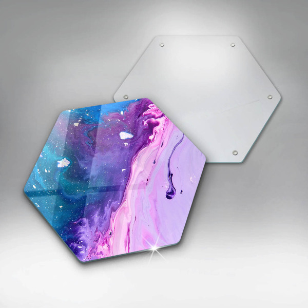 Üveg vágódeszka Absztrakciós tinták