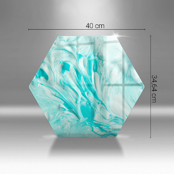 Üveg vágódeszka Absztrakciós festékek