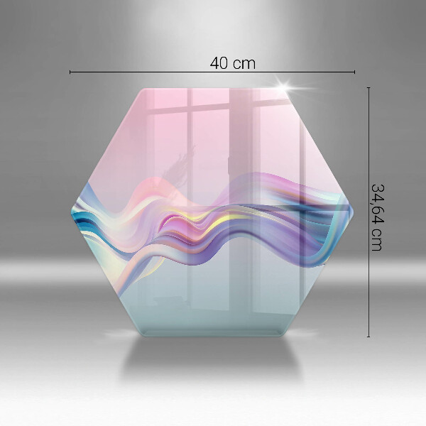 Üveg vágódeszka Pasztell absztrakció