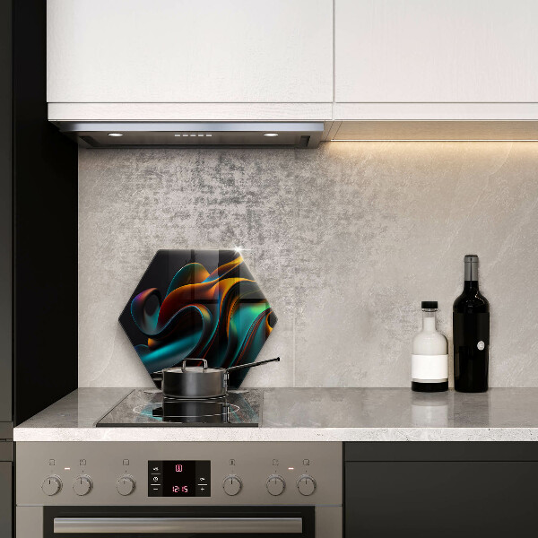 Üveg vágódeszka Színes absztrakció