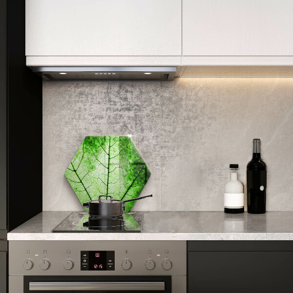 Üveg vágódeszka Dekoratív érlevél