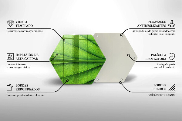 Üveg vágódeszka Természet ér levél