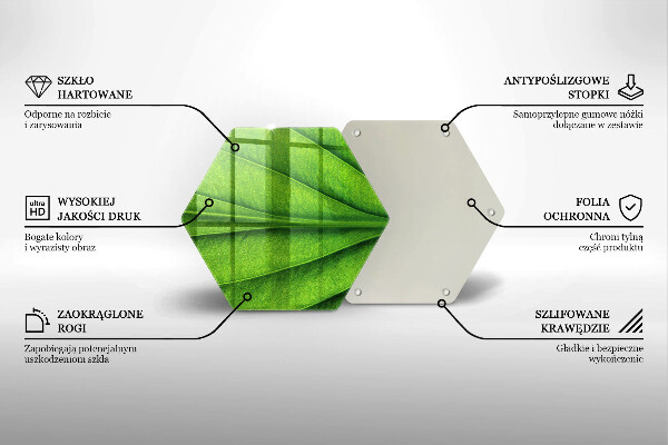 Üveg vágódeszka Természet ér levél