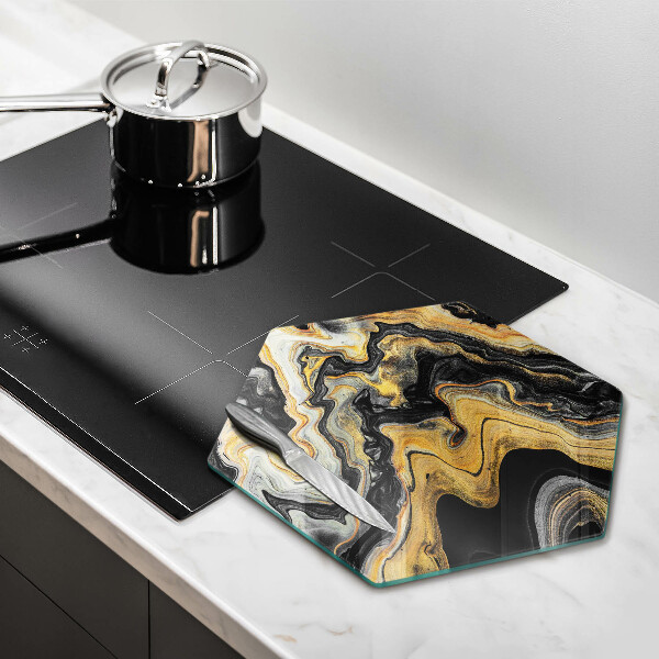 Üveg vágódeszka Absztrakt szerkezet