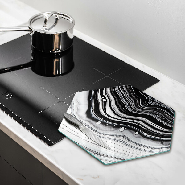 Üveg vágódeszka Tinta absztrakció