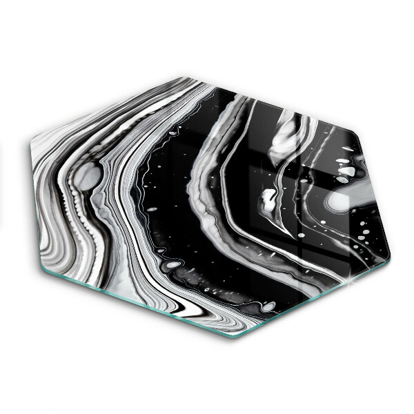 Üveg vágódeszka Tinta absztrakció