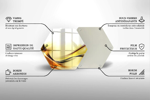 Üveg vágódeszka Absztrakt fényvonalak