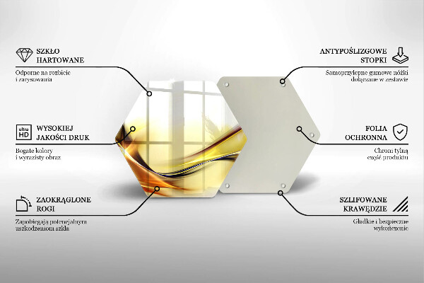 Üveg vágódeszka Absztrakt fényvonalak