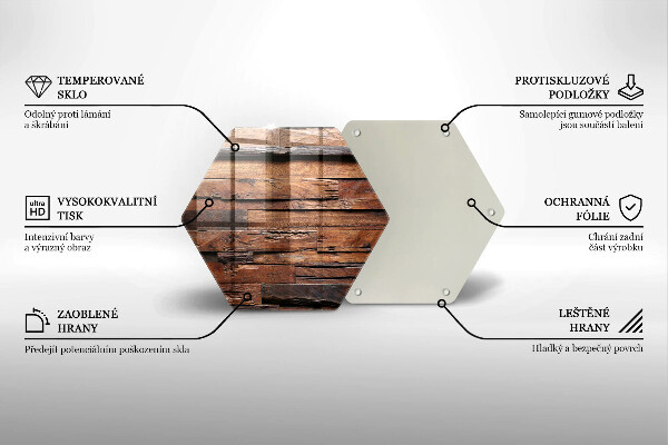 Üveg vágódeszka Dekoratív fa táblák