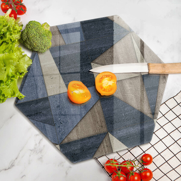 Üveg vágódeszka Geometriai absztrakció