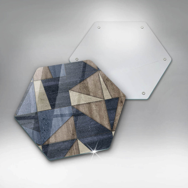 Üveg vágódeszka Geometriai absztrakció
