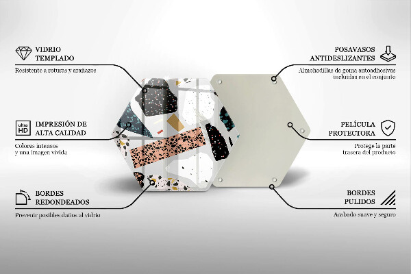 Üveg vágódeszka Kőedény