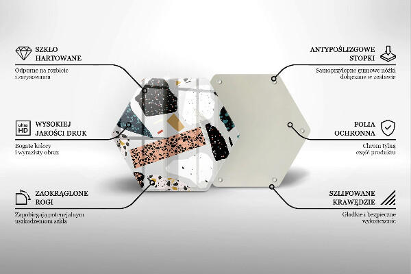 Üveg vágódeszka Kőedény