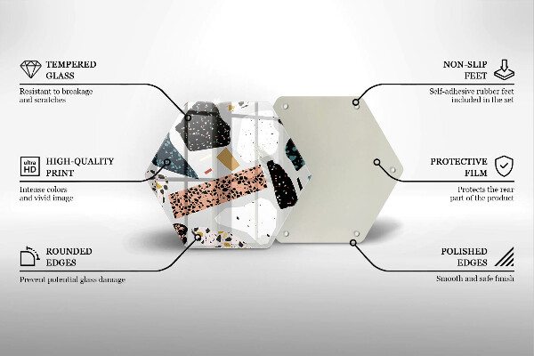 Üveg vágódeszka Kőedény