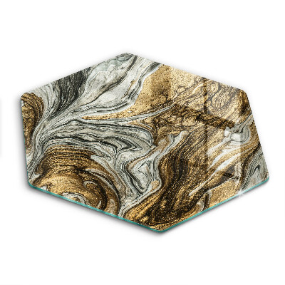 Üveg vágódeszka Gazdag absztrakció