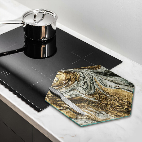 Üveg vágódeszka Gazdag absztrakció