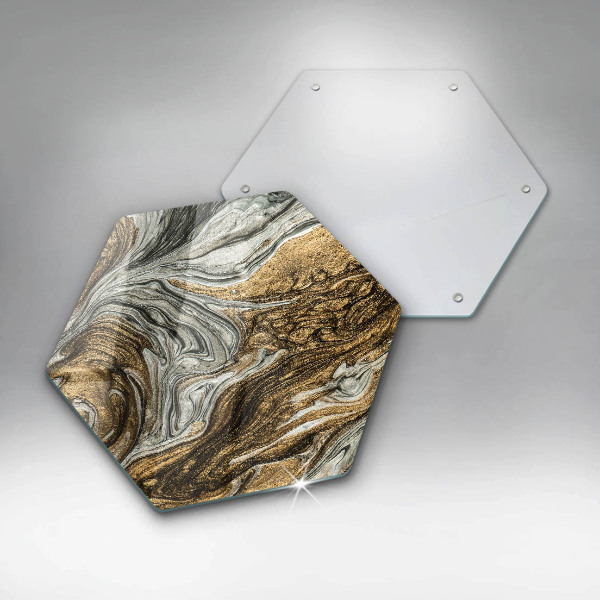 Üveg vágódeszka Gazdag absztrakció