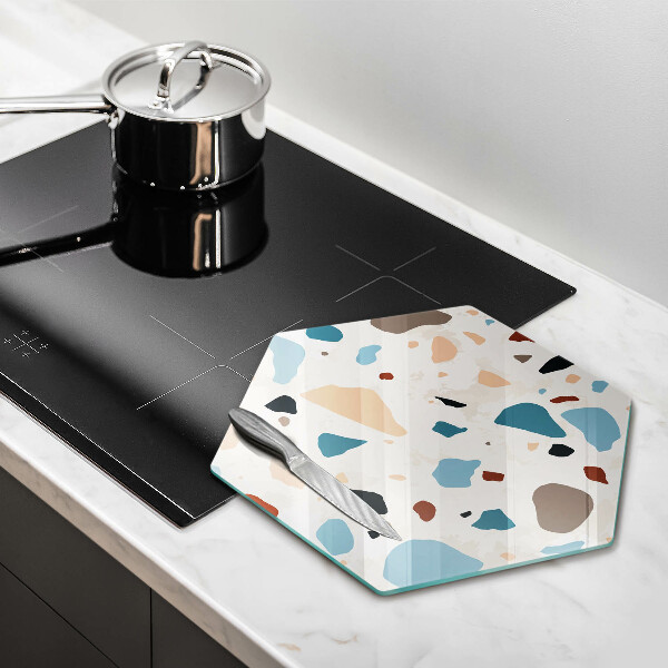 Üveg vágódeszka Dekoratív kőedény