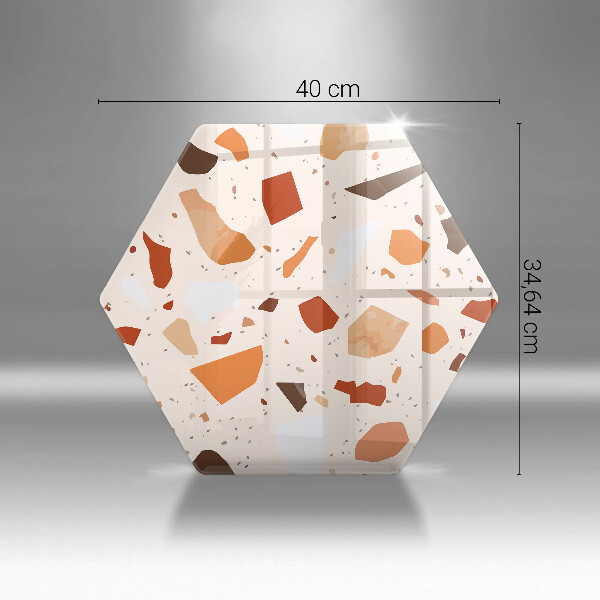 Üveg vágódeszka Dekoratív kőedény