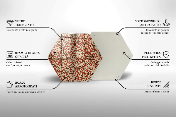 Üveg vágódeszka Finom kőedény