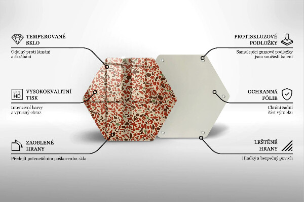 Üveg vágódeszka Finom kőedény