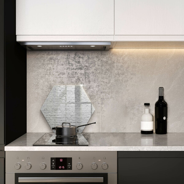 Üveg vágódeszka Téglafal fal