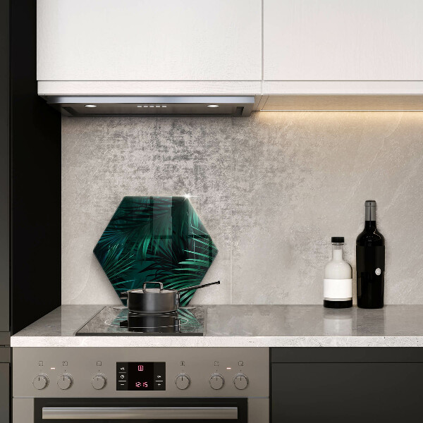 Üveg vágódeszka Vad dzsungel levelei