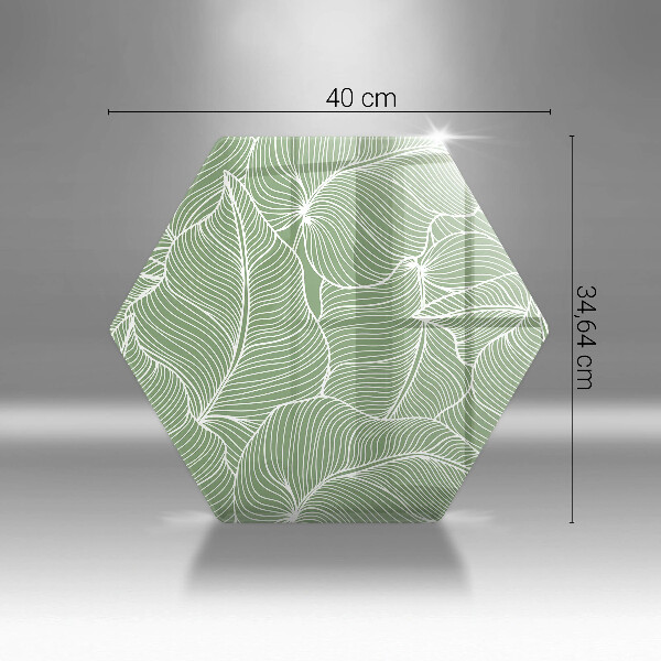 Üveg vágódeszka Lineáris levelek