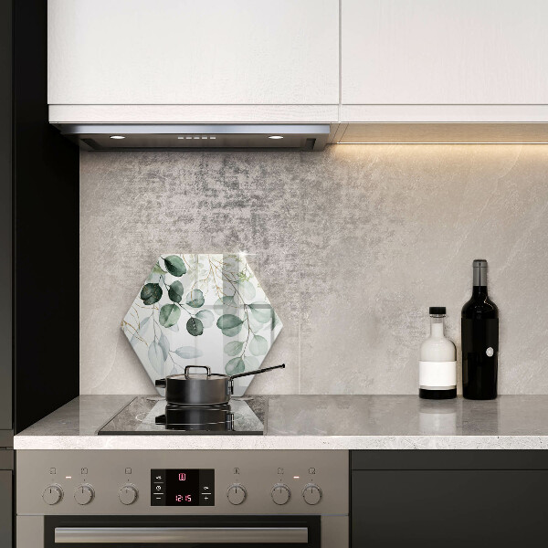 Üveg vágódeszka Festett növények