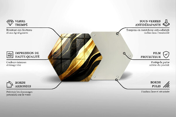 Üveg vágódeszka Elegáns absztrakció