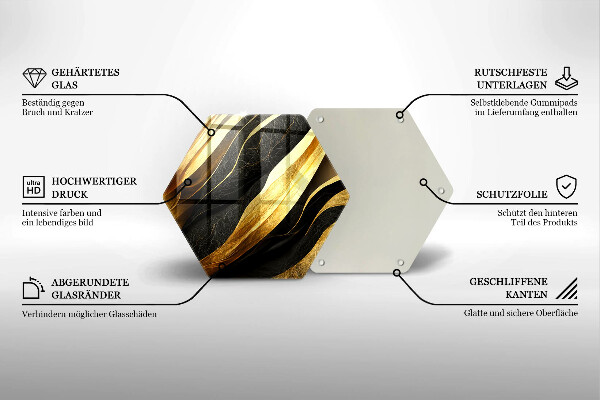 Üveg vágódeszka Elegáns absztrakció