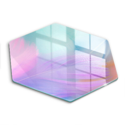 Üveg vágódeszka Pasztell tollak