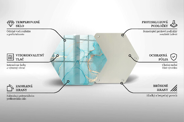 Üveg vágódeszka Kő absztrakció