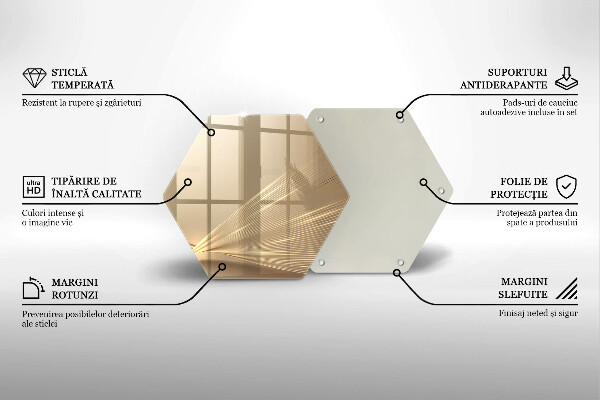 Üveg vágódeszka Modern absztrakció