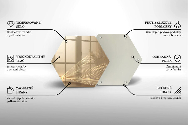 Üveg vágódeszka Modern absztrakció