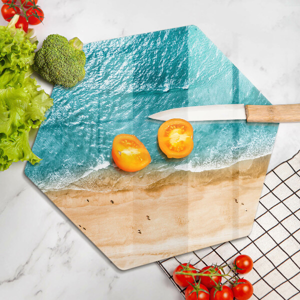 Üveg vágódeszka Tengerpart és tenger