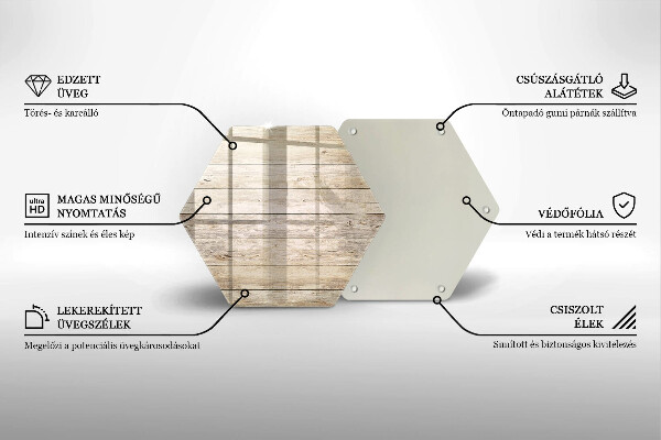 Üveg vágódeszka Fadeszkák