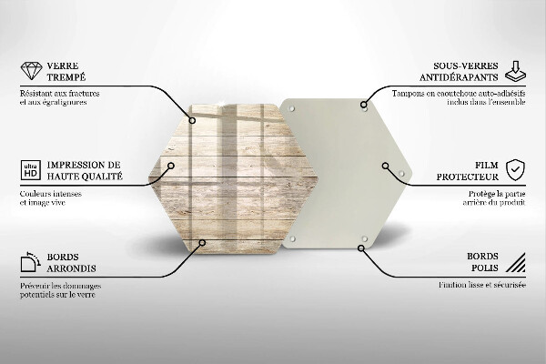 Üveg vágódeszka Fadeszkák