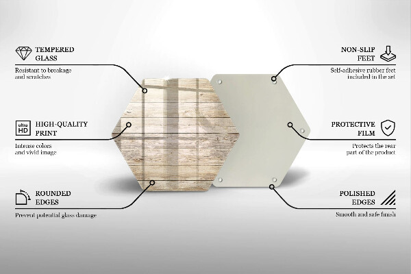 Üveg vágódeszka Fadeszkák