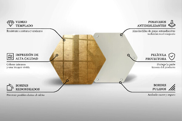 Üveg vágódeszka Arany textúra háttér